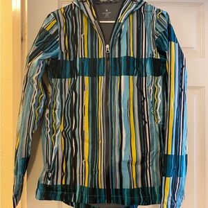 Spyder windbreaker hooded rain jacket M